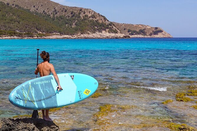 90' Stand Up Paddle tour in a small group in Cala Ratjada - SUP on Mallorca’s water in 90 minutes
