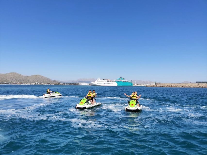 Alcudia: Aucanada Beach Jet Ski Trip - Driving your own jet ski with no license needed