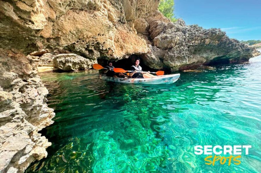 Alcudia: Guided Sea Kayaking Tour with Snorkeling - Swimming, scenic views, and an option for cliff jumping
