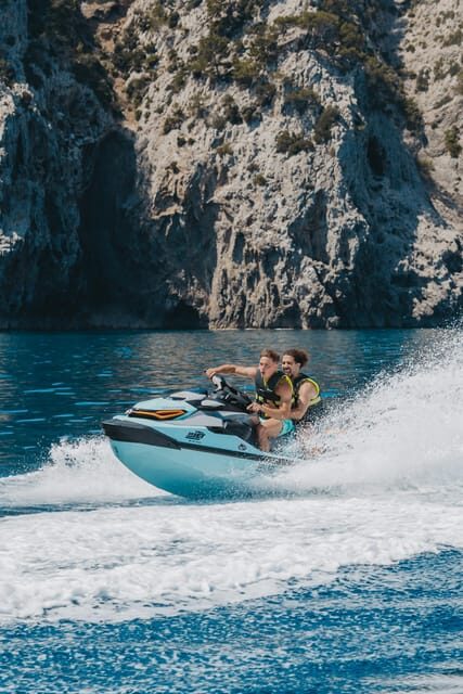 Alcudia: JetSki Tour Coll Baix beach & Caves (free Photos) - Meeting at Club Náutico Alcudiamar: timing is part of the experience