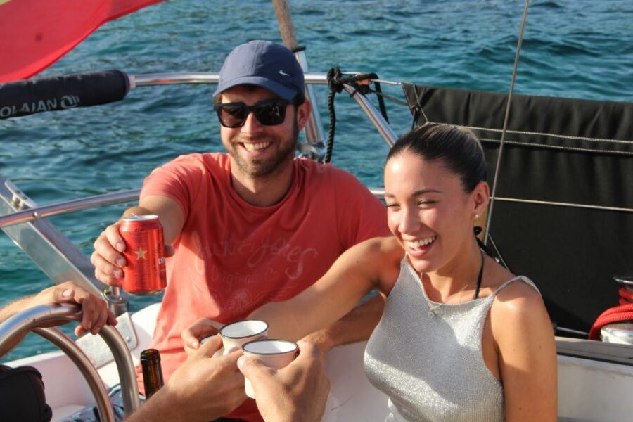 Alcudia: Private Sunset Boat Trip with Glass of Wine & Snack - Wine and a typical Mallorcan snack: included value you can taste