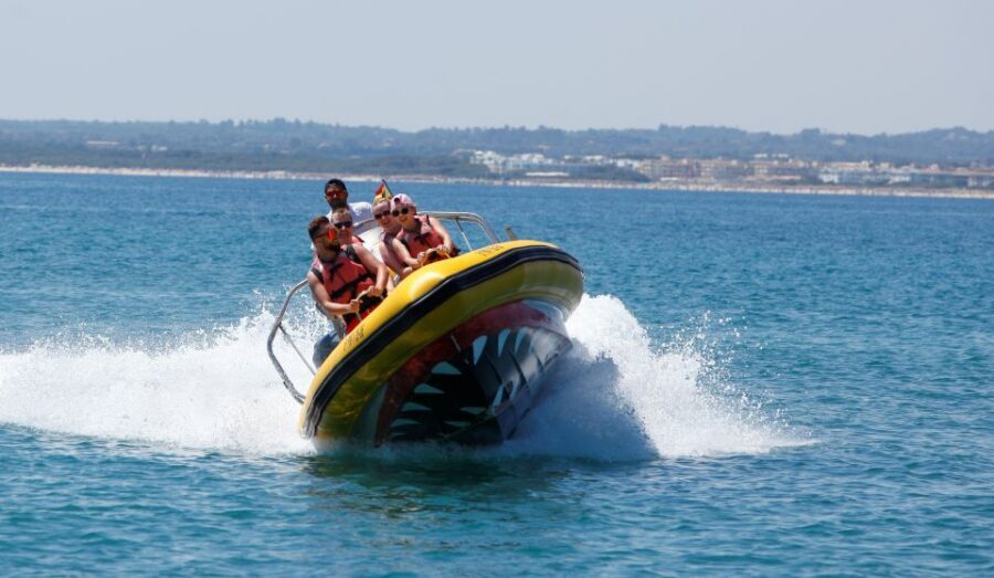 Alcudia: Speedboat Tour of Northern Mallorca & Hotel Pickup - Step 2: Platja del Coll Baix Swim Stop With Snorkeling Time