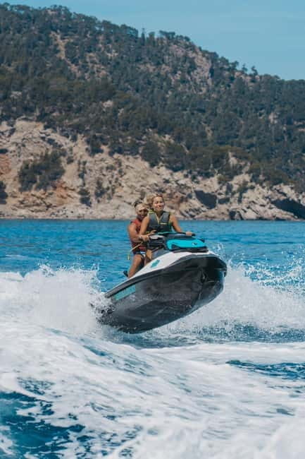 Andratx: Cala en Basset Beach and Caves Jet Ski Tour - Jet Ski Speed Around Andratx: What to Expect Right Away