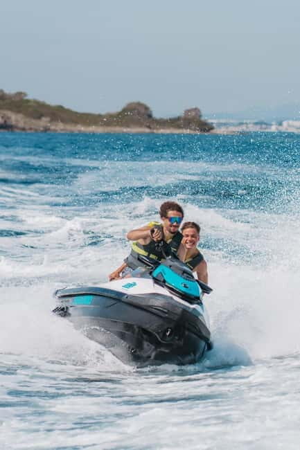 Andratx: Cala en Basset Beach and Caves Jet Ski Tour - Start at la cantina: Meeting Point and What You Need