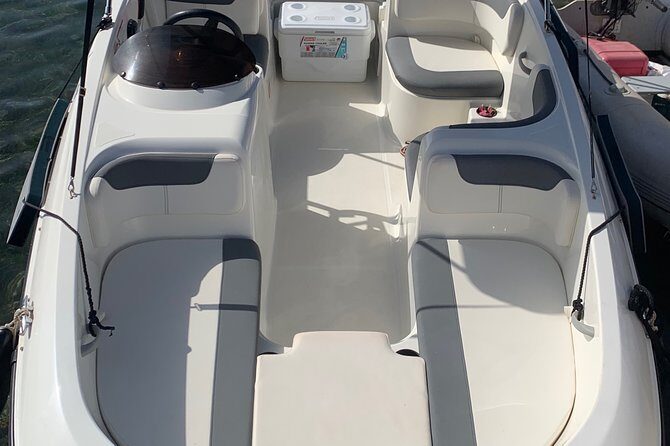 Bluemarine.me license free Bayliner Element E5 rental - Rules That Keep the Deposit Safe: Fuel, Cleanliness, and Handling the Ladder