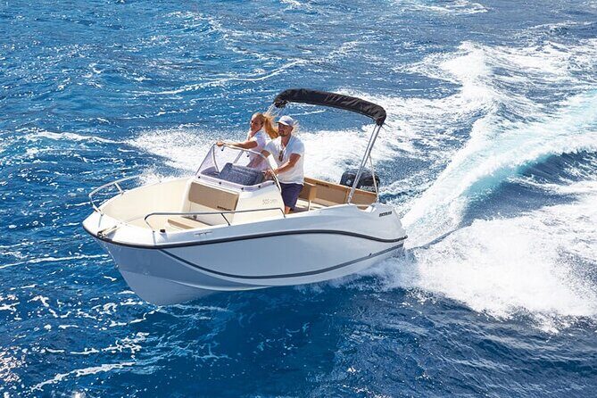 Boat rental without license - B520 'Neptuno' (5p) - Can Pastilla - Insurance with franchise and the €500 deposit: the money side of peace of mind