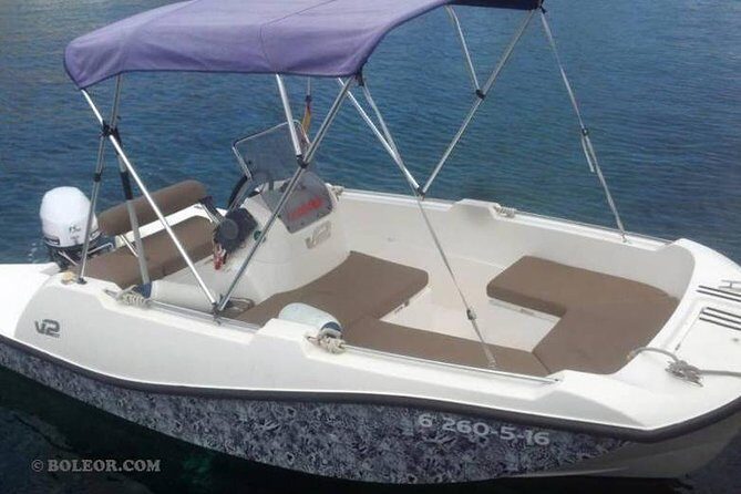 Boat rental without license - B550 'Perseis' (6p) - Can Pastilla - Money math: base price, fuel, cleaning, and the 500€ deposit