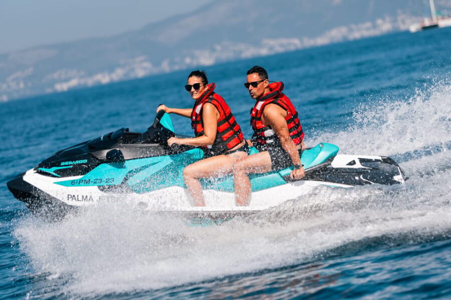 Calanova: Doble Jet Ski excursion with guide - Safety Gear and Instructor Support That Actually Helps