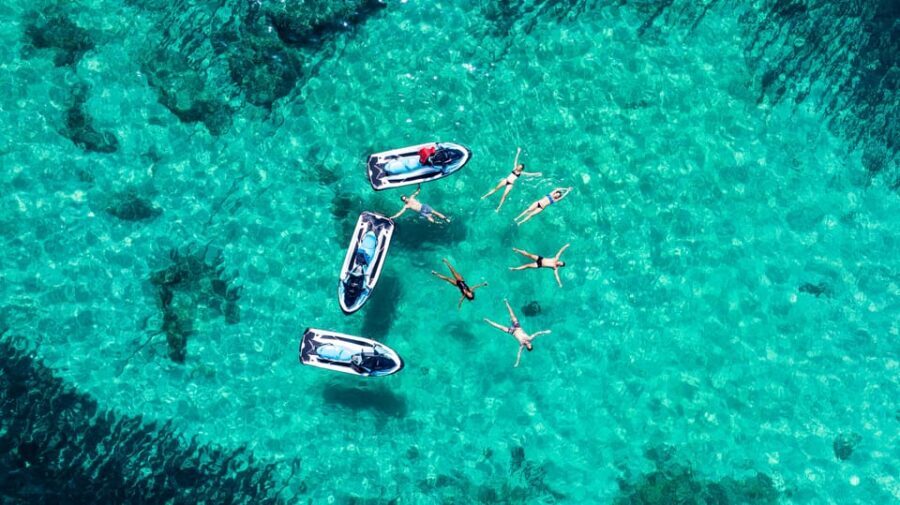 Calanova: Doble Jet Ski excursion with guide - How the Guided Double Jet Ski Works in a 1-Hour Ride