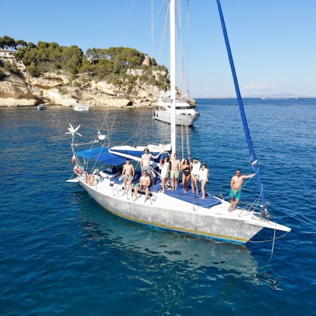 Can Pastilla: Sailboat Tour with Snorkeling, Tapas & Drinks - Cap Enderrocat stop: the main swim and snorkeling window