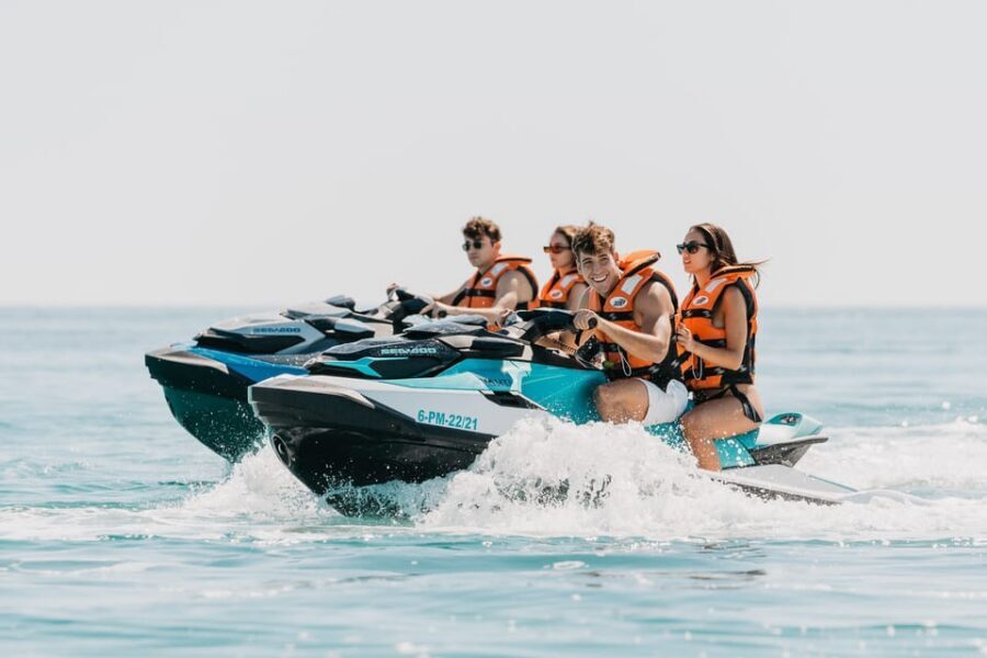 Can Picafort: Guided Playa de Muro Jet Ski Tour with Photos - Can Picafort Jet Ski: Fast Fun with Real Sea Views
