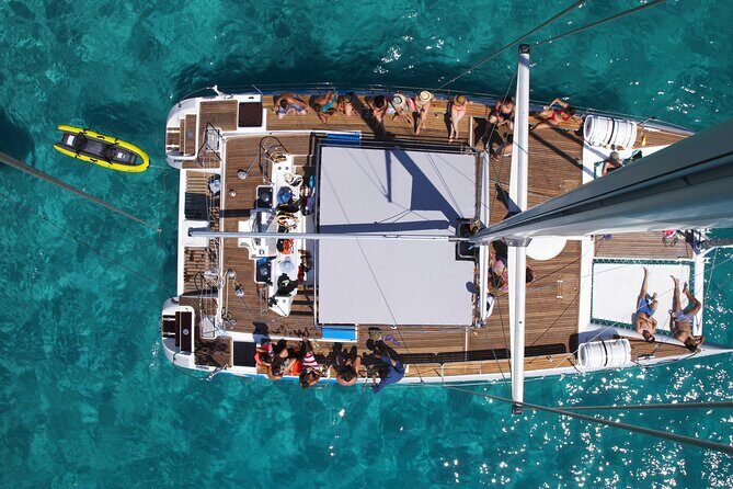 Catamaran sailing in Mallorca through the Bay of Palma with BBQ - Cala Vella Swim Stop and On-Board BBQ Lunch
