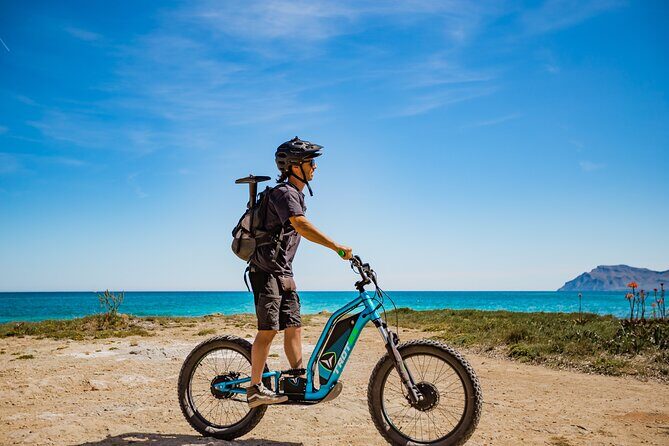 Discover Son Serra de Marina offroad e-scooters 100%FUN adventure - The ride starts at Rancho Grande Park and the test-drive is the secret sauce