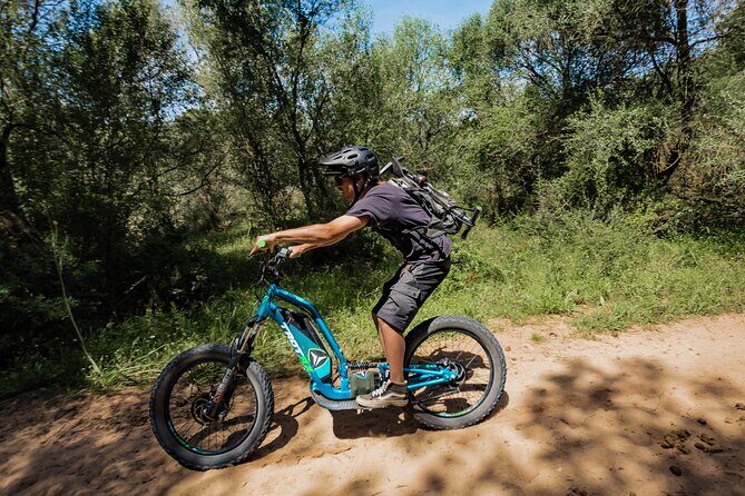 Discover Son Serra de Marina offroad e-scooters 100%FUN adventure - Stop 2: Rancho Grande Park horse ranch terrain, but on pedal-free e-scooters