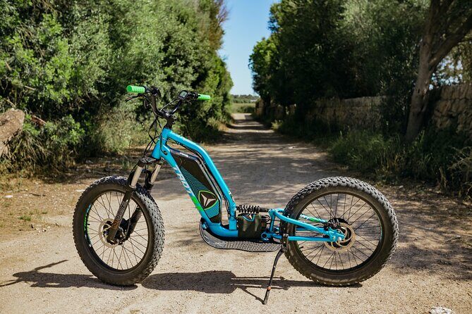 Discover Son Serra de Marina offroad e-scooters 100%FUN adventure - Stop 1: Son Serra de Marina off-road loops through forests, beaches, and village lanes