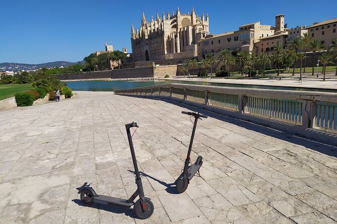 Electric kick scooter rental in Palma de Mallorca - Palma on Two Wheels: Following the Route You’re Given