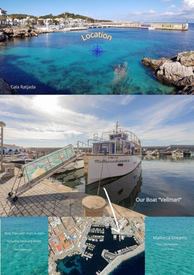 Excursión en barco por la tarde con bebidas y snacks - Un barco Vellmari desde Cala Ratjada: el “plan perfecto” de tarde en Mallorca