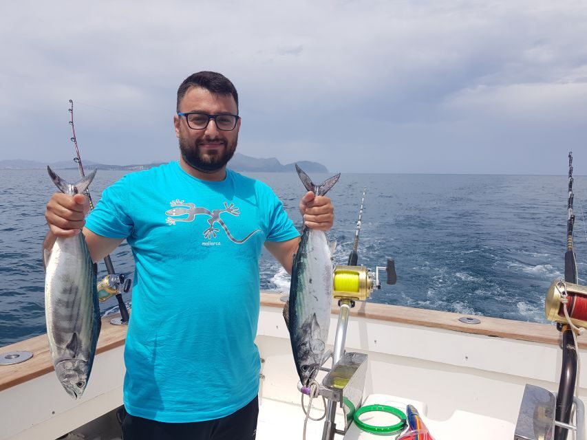 Fishing Boat Trip in Mallorca - What the route is really about: deeper water (40 to 60 meters)