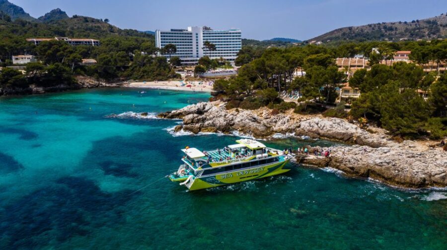 Font de Sa Cala: East Coast Glass-Bottomed Catamaran Tour - Glass-Bottom Views From Font de Sa Cala: The Real Selling Point