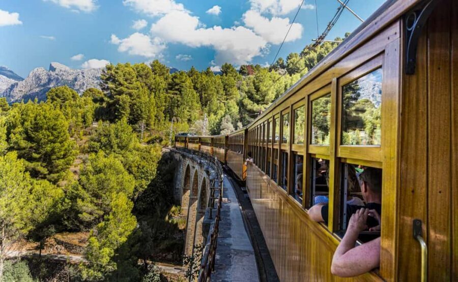 From Alcúdia: Soller Train and Tram Half Day Tour - Coach transfers: where the time can feel long