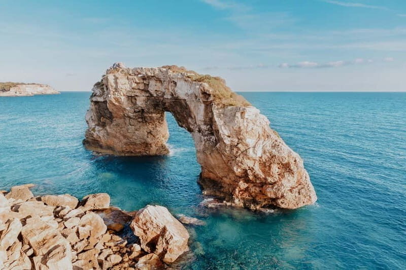 From Cala Figuera: Boat Tour to Cala Marmols & Caló de Moro - Santanyí to Es Pontàs: Coves, White Water, and a Cave-Entrance Rock