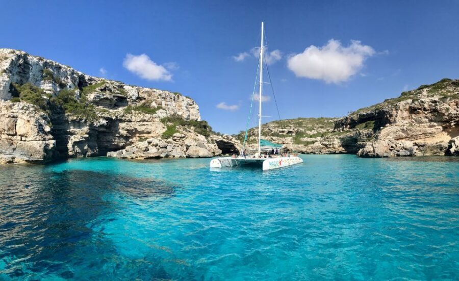 From Colònia de San Jordi : Catamaran Cruise to Es Trenc - Setting Sail from Colònia de Sant Jordi: Easy Start, Big Water Energy