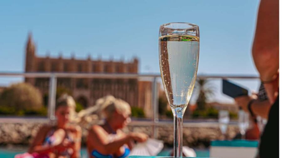 From Magaluf: Palma Bay Sightseeing Cruise with Live Music - Illetas and Punta Negra Views Plus the Swim Stop in a Secluded Cove