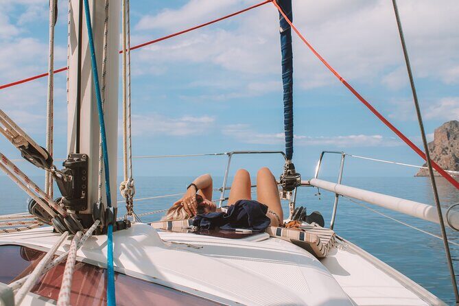 Full Day on a Private Sailboat in Mallorca - Lunch Setup: Paella, Sangria, and a Remote Cliffside Feeling