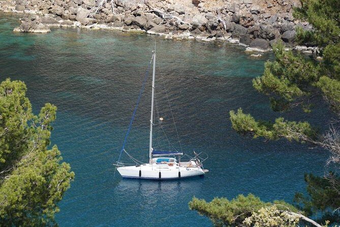 Full-day sailing excursion along the coast - Cala Tuent: 3 Hours of Swimming, Snorkeling, and SUP