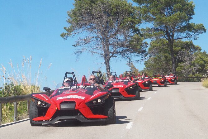 Half Day Slingshot Tour from Paguera - Port Andratx and Camp de Mar: big finishes that contrast each other