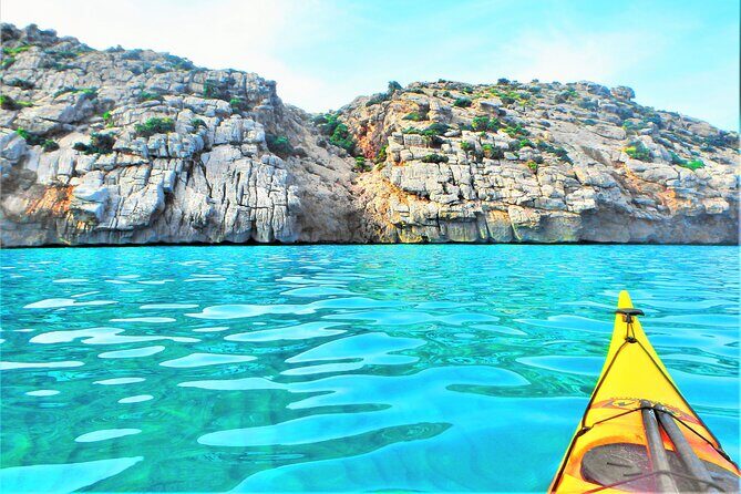 Kayak Secret Beach - 8 Kilometers of Clear-Water Paddling: Cala Clara, Cala Barques, and a Natural Rock Bridge