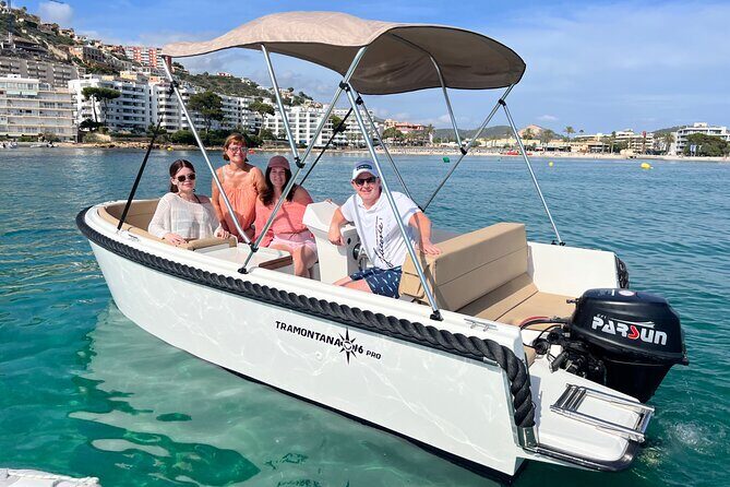License free boat rental around the coast of santa ponsa - Santa Ponsa by 5-meter boat: the value of going private