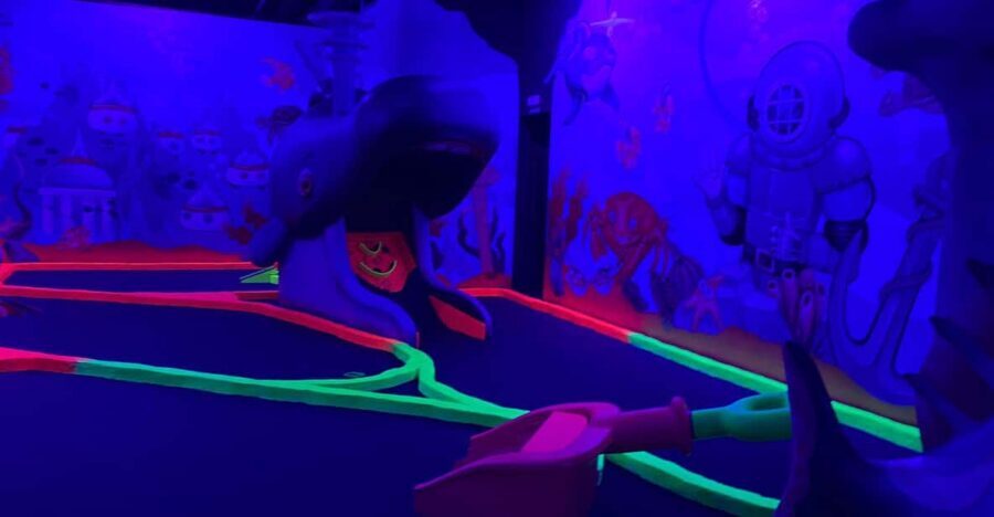 Magaluf ; Minigolf indoor - Choosing Between the Cartoon Course (9 Holes) and the Adventure Course (12 Holes)