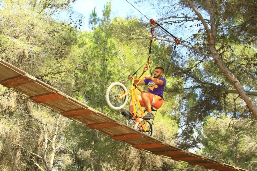 Mallorca: Adrenaline Tree Top Adventure Entry Ticket - Jungle Parc Mallorca in Santa Ponsa: pine shade, beach proximity, and real height