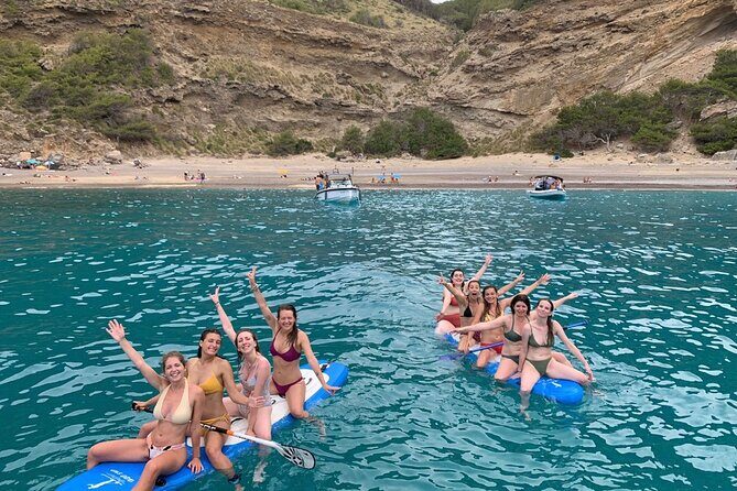 Mallorca Beach & Caves 4hr Boat Trip Drinks, Tapas, SUP & Snorkel - Snorkel gear and paddleboard use: included, but bring the right mindset