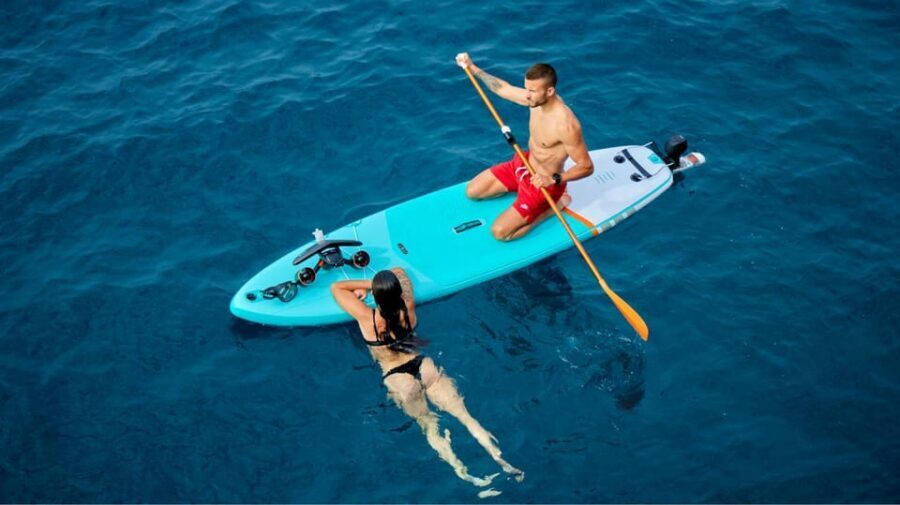 Mallorca: Bladerunner Jet Boat Excursion - Stand-up paddle-boarding for a calmer coast view
