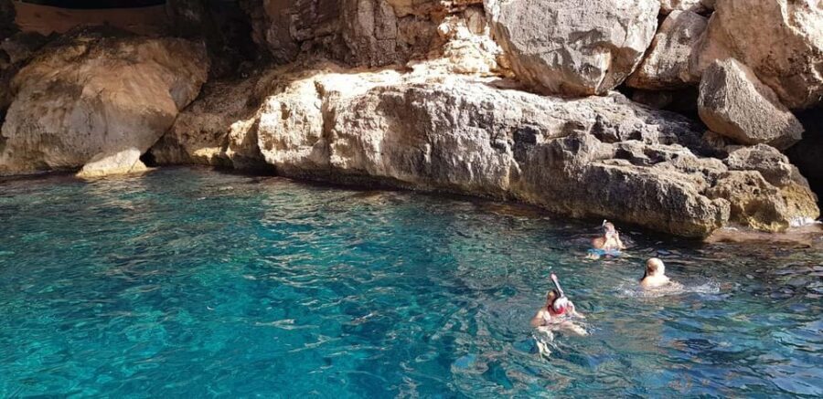 Mallorca: Caves, Cliffs, and Coves Boat Trip - Getting out to sea fast: Santa Ponsa vs. Tora Beach
