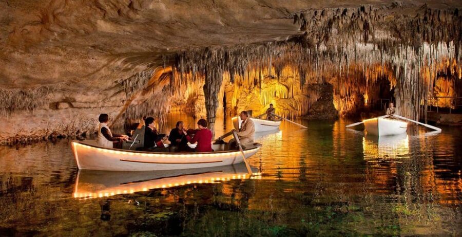 Mallorca: Drach and Hams Caves, and Porto Cristo Day Tour - Entering Cuevas del Drach and Lake Martel’s Music Concert
