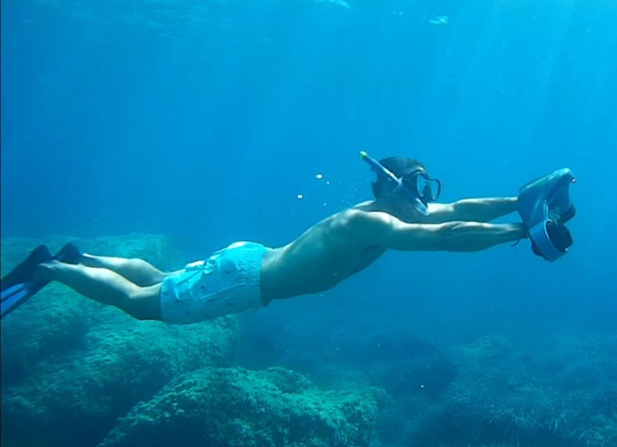 Mallorca: Eco charter experience - Cove time plan: swimming, snorkeling, paddle surf, and the sea scooter
