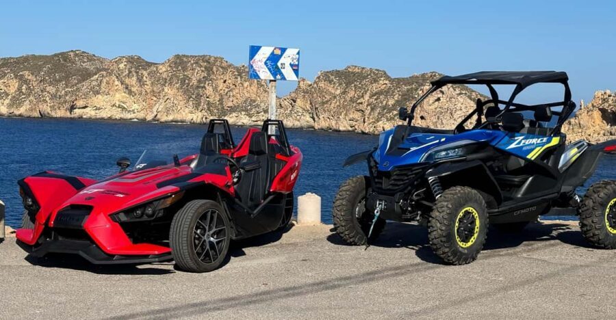 Mallorca: Formula Car and Buggy combo tour - Calvià coast to Malgratz Island: your first photo stop