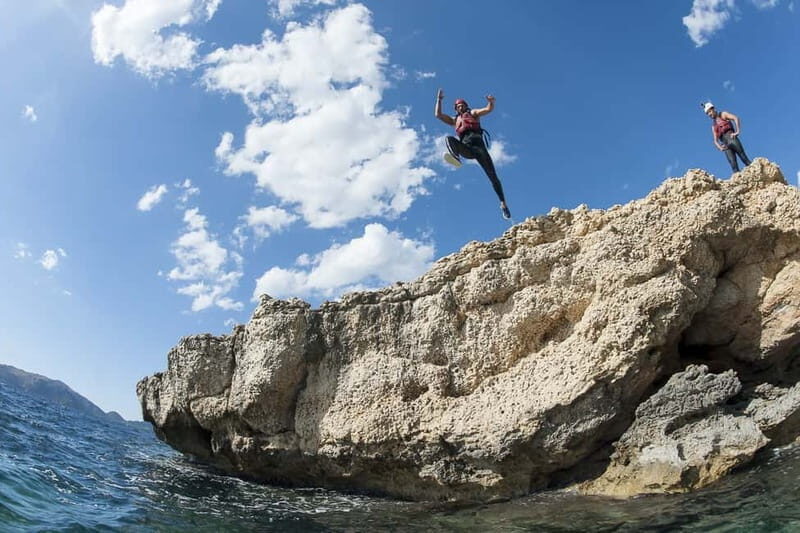 Mallorca Half-Day Coasteering Experience - Cliff jumping from 3 to 12 meters: how to choose your comfort level