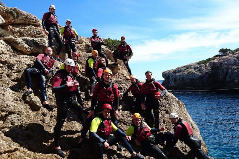 Mallorca Half-Day Coasteering Experience - Abseiling/rappelling toward the water (and the zip line bonus)