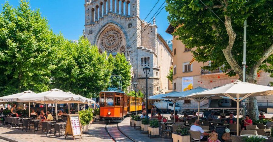 Mallorca: Island Tour with Boat, Tram & Train from the South - Bus passes, tram magic, and a boat to the cliffs