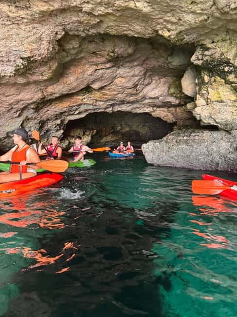 Mallorca: Kayak and Paddle Surf excursion through crystal clear water caves - Paddle Surf Time: Fun Balance Work (and a Workout for Your Arms)
