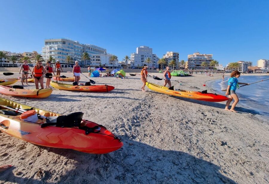 Mallorca: Kayak Sunset Tour from Ca'n Pastilla Beach - Surf Bar After Dark: Drink and Spanish Tapa Included