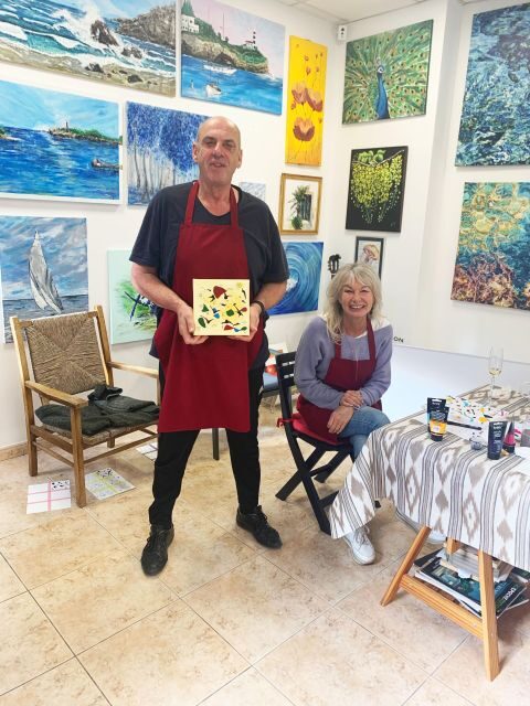 Mallorca: Painting like Miró - The take-home painting: why the final result matters more than the process