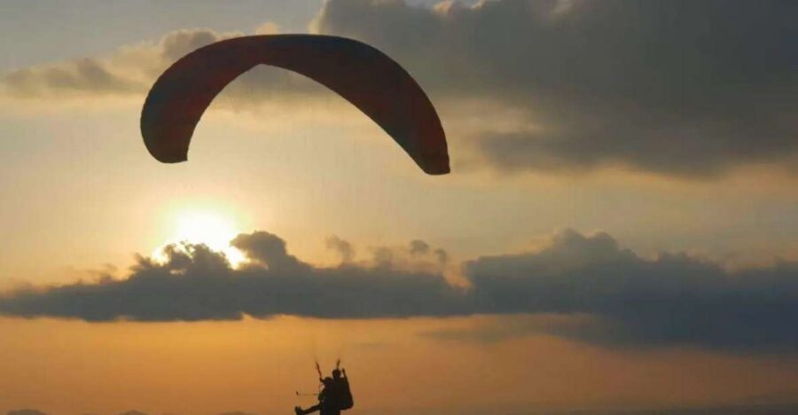 Mallorca: Paramotor Flight - Basic - GoPro With Selfie Stick: Capturing the Flight Without Losing the Moment