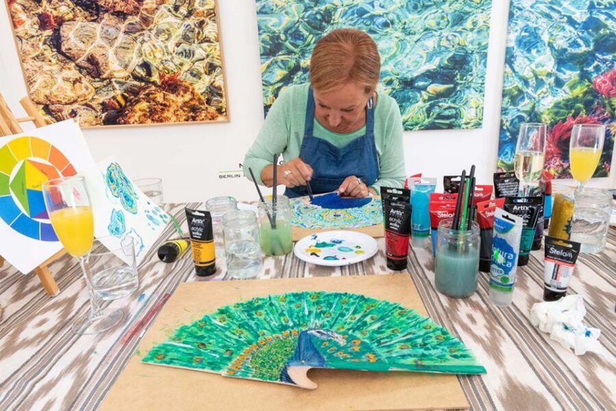 Mallorca/Porto Cristo: Design your own Spanish hand fan - Key highlights you’ll feel right away