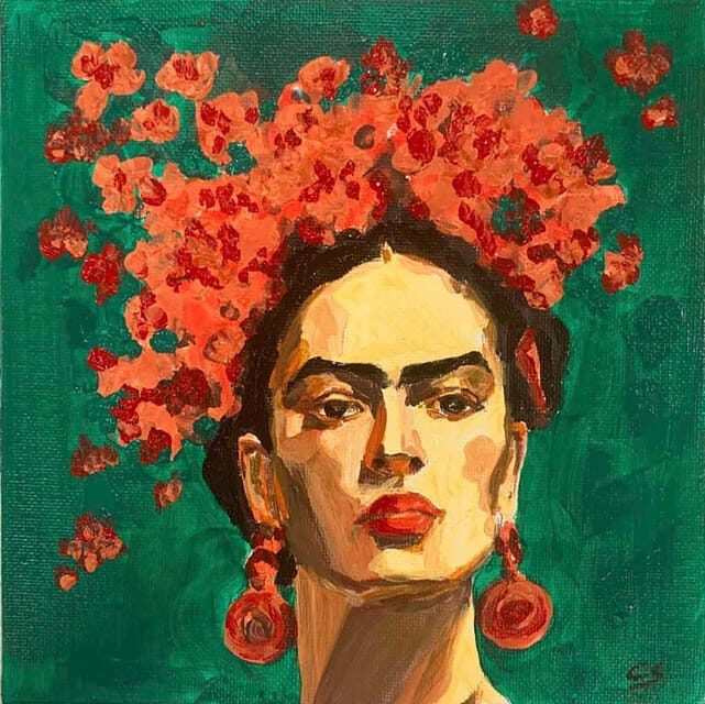 Mallorca/Porto Cristo: Paint your own Frida Kahlo - A Beginner-Friendly Frida Kahlo Workshop in Porto Cristo