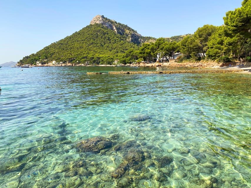 Mallorca: Private Boat Trip to Alcudia, Pollensa & Formentor - Formentor Beach for a Full Hour of Northern-Coast Atmosphere